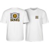 Bones Wheels Pushing Up Dasies White Men's Short Sleeve T-Shirt - Small