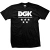 DGK Skateboards All Star Black / White Men's Short Sleeve T-Shirt - XX-Large