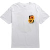 5Boro NYC Skateboards Yellow Flower White Men's Short Sleeve T-Shirt - X-Large