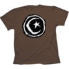 Foundation Skateboards Star & Moon Brown Men's Short Sleeve T-Shirt - X-Large