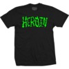 Heroin Skateboards Dead Toons Black Men's Short Sleeve T-Shirt - Large