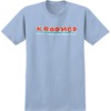 Krooked Skateboards Skateboardin Light Blue / Red / White Men's Short Sleeve T-Shirt - Small