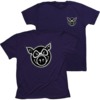 Pig Wheels Head Purple Men's Short Sleeve T-Shirt - Small