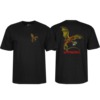 Powell Peralta Dragon Logo Black Men's Short Sleeve T-Shirt - Small