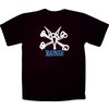 Powell Peralta Rat Bones Black Men's Short Sleeve T-Shirt - Medium