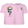 Powell Peralta Mike McGill Skull & Snake Light Pink Men's Short Sleeve T-Shirt - Small