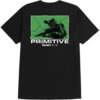 Primitive Skateboarding Alpha Black Men's Short Sleeve T-Shirt - Medium