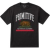 Primitive Skateboarding Cultivated Black Men's Short Sleeve T-Shirt - Small