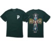 Primitive Skateboarding Guns N' Roses Cross Forest Green Men's Short Sleeve T-Shirt - Medium