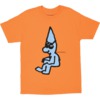 Quasi Skateboards Sitting Orange Men's Short Sleeve T-Shirt - Medium