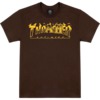 Thrasher Magazine x Anti Hero Pigeon Mag Dark Chocolate Men's Short Sleeve T-Shirt - Small