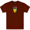 Thrasher Magazine Mark Gonzales Talk Shit Maroon Men's Short Sleeve T-Shirt - Large