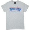 Thrasher Magazine Patriot Flame Heather Grey Men's Short Sleeve T-Shirt - Medium