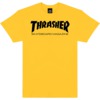 Thrasher Magazine Skate Mag Gold / Black Men's Short Sleeve T-Shirt - Small