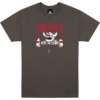 Thrasher Magazine Toy Machine Monster-Gram Charcoal Men's Short Sleeve T-Shirt - Large