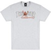 Thrasher Magazine Toy Machine Pyramid Ash Grey Men's Short Sleeve T-Shirt - Small