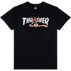 Thrasher Magazine Toy Machine Pyramid Black Men's Short Sleeve T-Shirt - X-Large