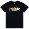 Thrasher Magazine Toy Machine Vortex Black Men's Short Sleeve T-Shirt - Medium