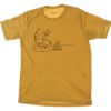 The Heated Wheel Skateboards Peanut Ponder Gold Men's Short Sleeve T-Shirt - Medium