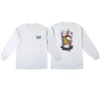 Anti Hero Skateboards Fish Bowl Pocket White Men's Long Sleeve T-Shirt - Small