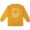 Spitfire Wheels Bighead Gold / White Men's Long Sleeve T-Shirt - Medium