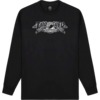 Thrasher Magazine x Anti Hero Mag Banner Black Men's Long Sleeve T-Shirt - Large