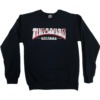 Thrasher Magazine Firme Logo Black Men's Crew Neck Sweatshirt - Large