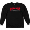 Thrasher Magazine Godzilla Black / Red Men's Crew Neck Sweatshirt - Medium