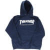 Thrasher Magazine Logo Skate Mag Navy Blue Men's Hooded Sweatshirt - Small