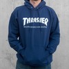 Thrasher Magazine Logo Skate Mag Navy Blue Men's Hooded Sweatshirt - Medium