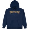 Thrasher Magazine Kevin "Spanky" Long Smile Navy Men's Hooded Sweatshirt - Small