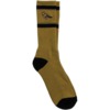 Anti Hero Skateboards Basic Pigeon Emblem Brown / Black / Bronze Crew Socks - One size fits most