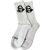 Deathwish Skateboards Reap & Sew White Crew Socks - One size fits most