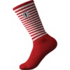 Girl Skateboards (Red) Stripes Red / White Crew Socks - One size fits most