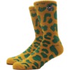 Pig Wheels Leopard Brown Crew Socks - One size fits most