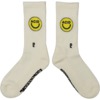 Psockadelic Socks Acid White Crew Socks - One size fits most