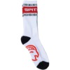 Spitfire Wheels 3 Pack Classic 87 Bighead Swirl White / Black / Red Crew Socks - One size fits most