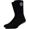 Toy Machine Skateboards Always Watching Grip Black Crew Socks - One size fits most