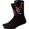 Toy Machine Skateboards Pyramid Black Crew Socks - One size fits most