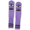 Toy Machine Skateboards Sect Eye Heather Purple Crew Socks - One size fits most