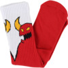 Toy Machine Skateboards Sketchy Monster Red / White Crew Socks - One size fits most