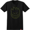 Spitfire Wheels Bighead Black / Olive Youth T-Shirts - Large