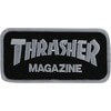 Thrasher Magazine Logo Black / Silver Patch
