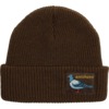 Anti Hero Skateboards Lil Pigeon Label Brown / Gold Cuff Beanie - One size fits most