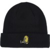 Heroin Skateboards Egg Black Beanie Hat - One size fits most