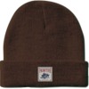 Primitive Skateboarding Wrangler Brown Beanie Hat - One size fits most