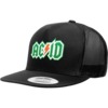 Acid Chemical Wheels Skaterade Black Mesh Hat - Adjustable