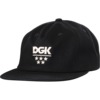 DGK Skateboards All Star Black Hat - One Size Fits All