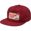 Happy Hour Skateboards Have A Nice Trip Burgundy Hat - Adjustable