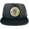 Happy Hour Skateboards Skull and Roses Black Hat - Adjustable